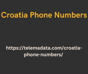 Croatia Phone Numbers 